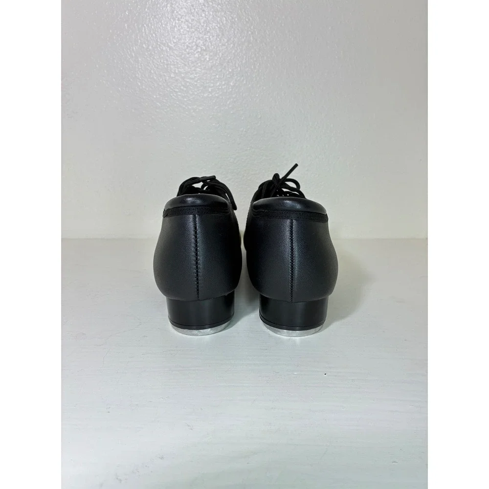 Theatricals Tap Shoes Kids 7.0 Black T9500 Lace Up Dance Shoes